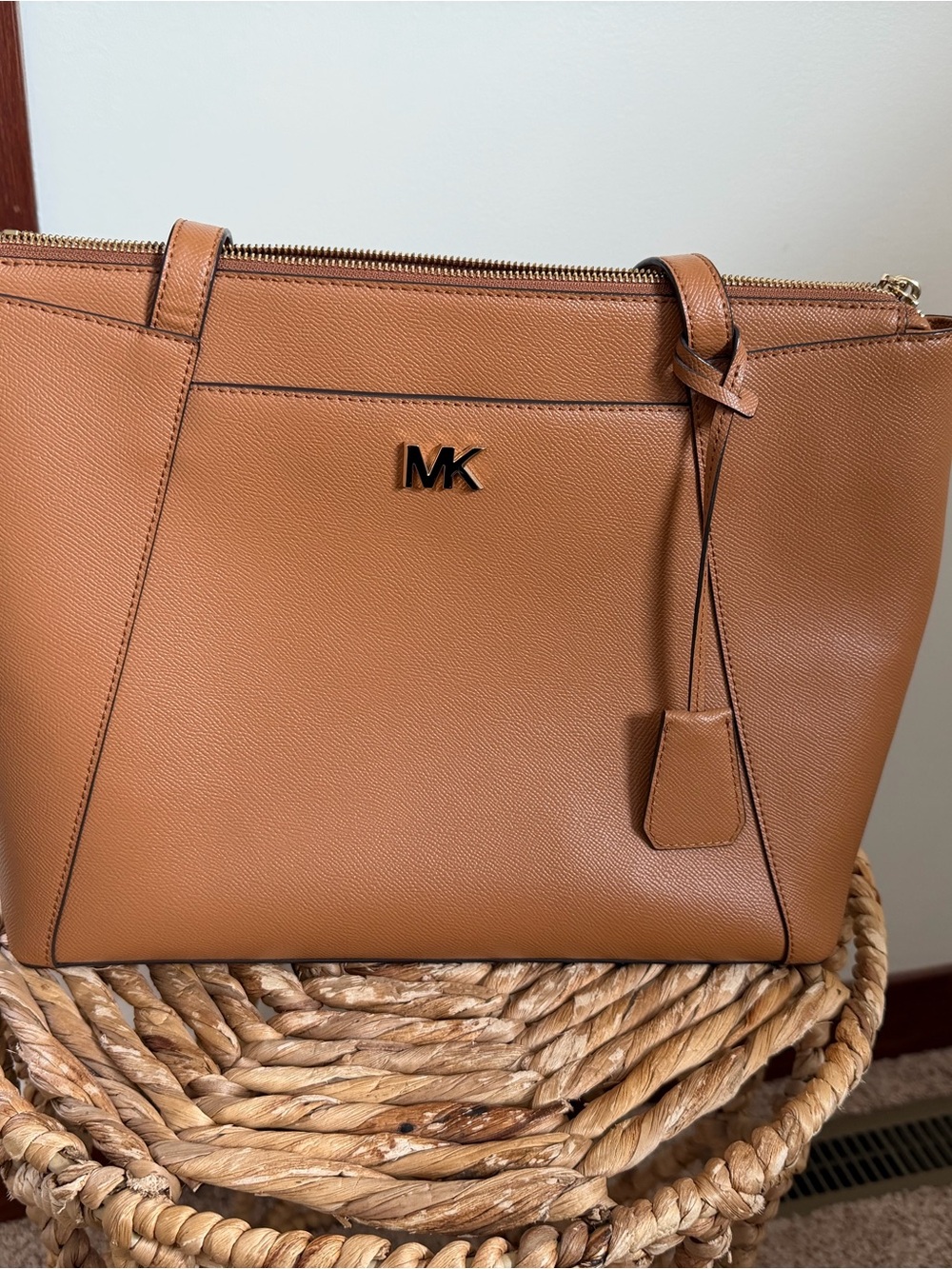 Michael Kors Caramel Saffiano Leather Tote